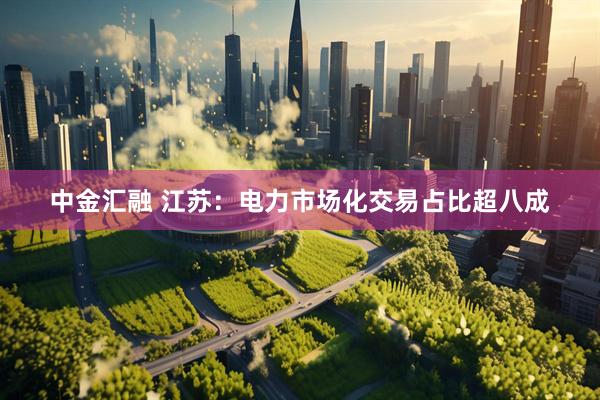 中金汇融 江苏：电力市场化交易占比超八成
